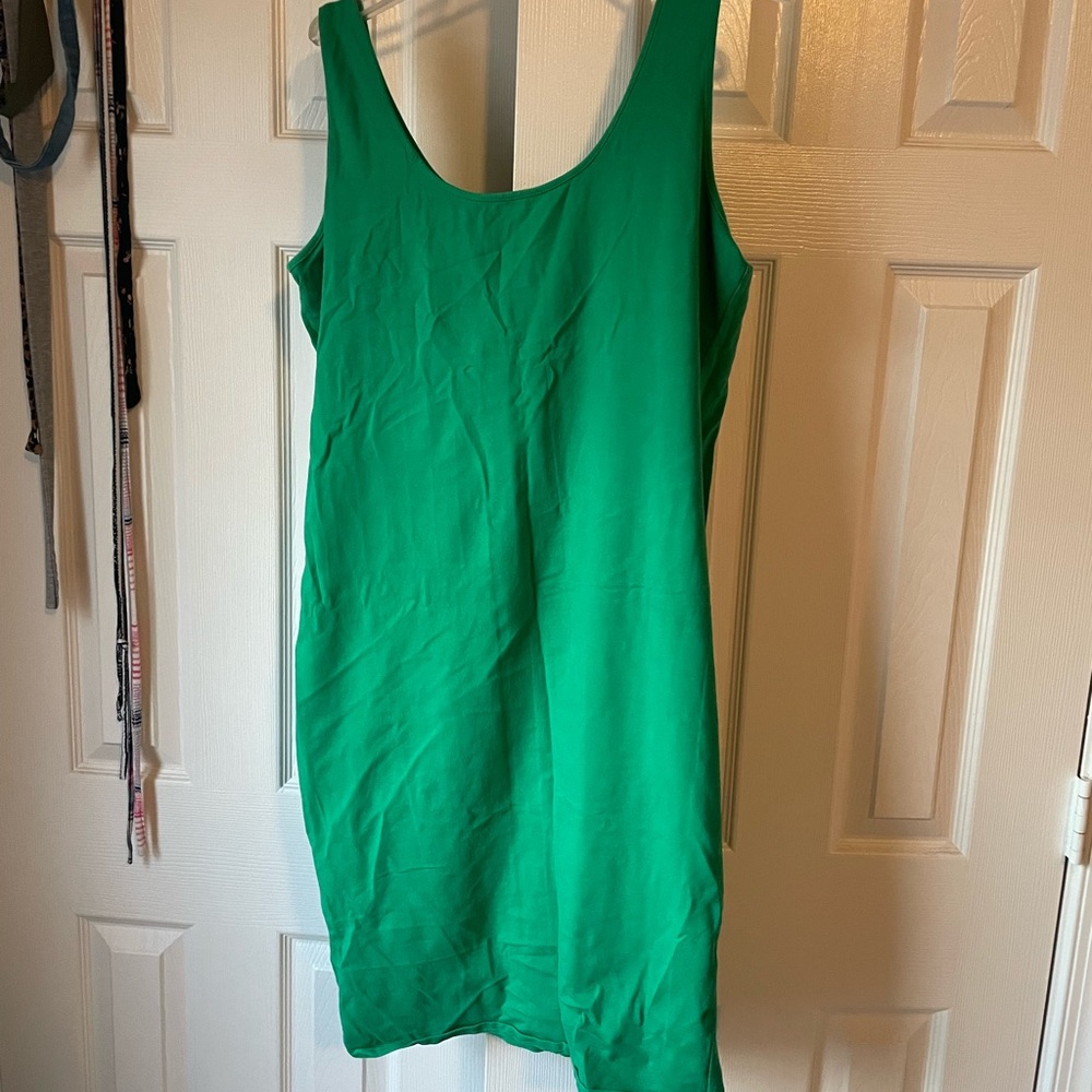 Forever 21 Green Bodycon Midi Dress